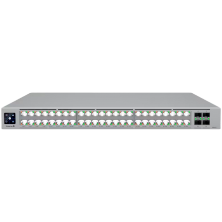 Ubiquiti network switch ECS-48-PoE-EU Enterprise-grade 48-port, Layer 3 Etherlighting PoE+++ switch with high-capacity 10 GbE RJ