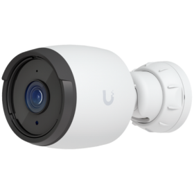 Ubiquiti UVC-G6-Bullet-W All-weather 4K PoE camera with a 1/1.8" 8MP image sensor, Multi-TOPs AI Engine, and long-range IR night
