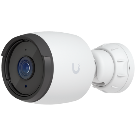 Ubiquiti UVC-G6-Bullet-W All-weather 4K PoE camera with a 1/1.8" 8MP image sensor, Multi-TOPs AI Engine, and long-range IR night