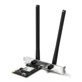 AX3000 Dual-Band Wi-Fi 6 Bluetooth PCI Express Adapter SPEED: 2402 Mbps at 5 GHz + 574 Mbps at 2.4 GHz SPEC: 2× High Gain Dual-B