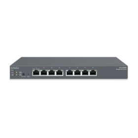 EnGenius Managed / stand-alone Desktop 8-port 55W GbE  Switch (PoE) 8-port GbE PoE.af 55W L2+ DT Cloud Management Switch