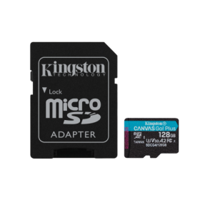 Card de Memorie MicroSDXC Kingston128GBCanvas GO PlusCu Adaptor