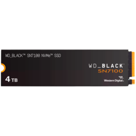 SSD WD Black SN7100 4TB M.2 2280 PCIe Gen4 x4 NVMe, Read/Write: 7000/6700 MBps, IOPS 900K/1350K, TBW: 2400