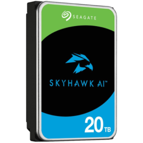 HDD Video Surveillance SEAGATE SkyHawk AI 20TB CMR, 3.5", 512MB, SATA, Rescue Services 3 ani, TBW: 550