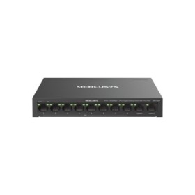 Switch desktop Mercusys 8-Port 10/100 Mbps + 2-Port Gigabit Desktop Switch with 8-Port PoE+, IEEE 802.3x Flow Control, 5.6 Gbps,