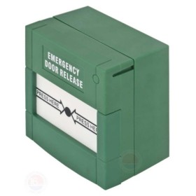 Buton aplicabil din plastic pentru iesire de urgenta Material: plastic, culoare verde
