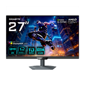 Monitor gaming Gigabyte M27Q2, diagonala 27" SS IPS, display 596.736(H) x 335.664(V), 2560 x 1440(QHD), conectivitate 2 x HDMI 2