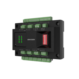 Chassis door control modul Hikvision DS-K2M002X-E:  The chassis contains din rails, which helps installing the DS-K2M002X access