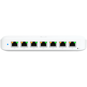Ubiquiti USW-Ultra-60W Layer 2, 8-port GbE PoE switch: 7x GbE PoE+ output ports, GbE port with optional PoE++ input