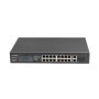 Switch  16x 100 Mb PoE+ / 2x 1 Gb / 1x SFP, rack 19", fara management, Gigabit Ethernet, 250W