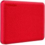HDD Extern TOSHIBA CANVIO Advance 2TB, 2.5", USB 3.2 Gen1 (5Gbit/s), Backup and Security software, Textured Red, 149g