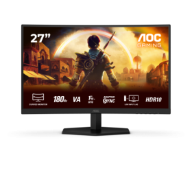 Monitor AOC 27" C27G42E, Diagonal (inch): 27, Diagonal (cm): 68, Panel: Fast VA, Refresh Rate: 180Hz, Response time MPRT: 0.5ms,