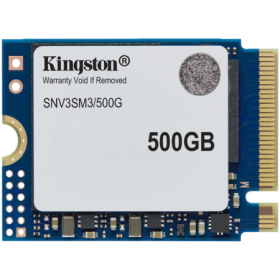 Kingston 500GB NV3 SSD M.2 2230 PCIe 4.0 NVMe, Read: 5,000/ Write: 3,000MB/s