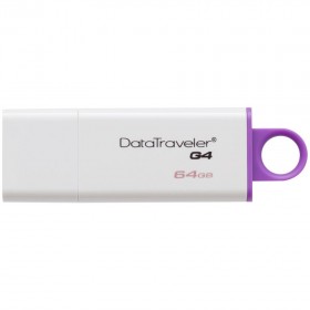 Kingston  64GB USB 3.0 DataTraveler I G4 (White + Purple), EAN: '740617220476