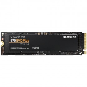 SAMSUNG 970 EVO PLUS 250GB SSD, M.2 2280, NVMe, Read/Write: 3500 / 2300 MB/s, Random Read/Write IOPS 250K/550K