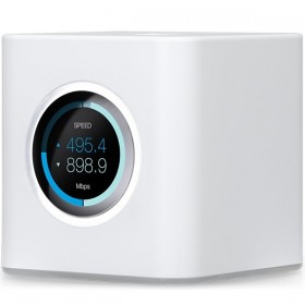 Ubiquiti AmpliFI HD Mesh Router, Dual-Band 802.11AC 3X3 MIMO Wi-Fi, Wi-Fi/Gigabit Ethernet (1) WAN, (4) LAN, 802.11ac 13 Mbps to