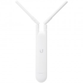 Ubiquiti UniFi Indoor/Outdoor AP, AC Mesh,2x2 MIMO,300 Mbps(2.4GHz),867 Mbps(5GHz),Passive PoE,24V,2 External Dual-Band Omni Ant