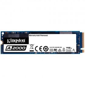 KINGSTON A2000 500G SSD, M.2 2280, NVMe, Read/Write: 2200 / 2000 MB/s, Random Read/Write IOPS 180K/200K