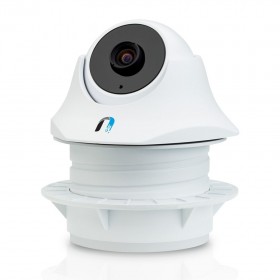 Ubiquiti UVC-Dome (IniFi Video Camera) INDOOR (720p HD, 30 FPS, night vision, POE (adapter included), buit-in microphone, Wall, 