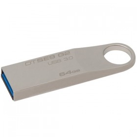 Kingston 64GB USB 3.0 DataTraveler SE9 G2 (Metal) 100MB/s read 15MB/s write EAN: 740617237757