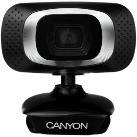 CANYON 720P HD webcam with USB2.0. connector, 360° rotary view scope, 1.0Mega pixels, Resolution 1280*720, viewing angle 60°, ca