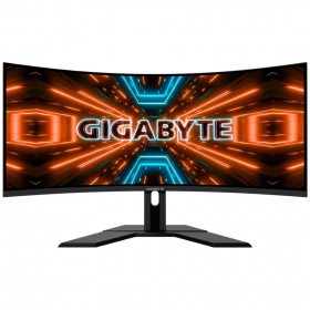 GIGABYTE GAMING Monitor 34", VA Curved 1500R, UWQHD 3440x1440@144Hz 21:9, AMD FreeSync Premium Pro, VESA Display HDR 400, 1ms (M