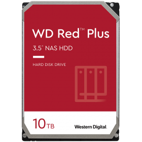 HDD NAS WD Red Plus (3.5'', 10TB, 256MB, 7200 RPM, SATA 6 Gb/s)