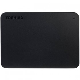 Toshiba External Hard Drive Canvio Basics + USB-C adapter (2.5" 2TB, USB3.2 Gen 1, Black)