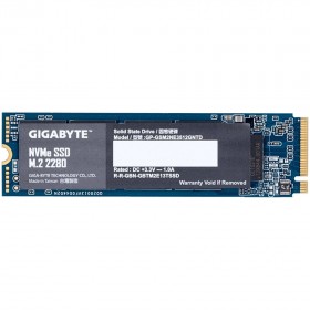 GIGABYTE SSD 512GB, M.2 2280, NVMe 1.3 PCI-Express 3.0 x4, 3D NAND TLC, 1700MBs/1550MBs, 5Yr., Retail