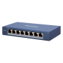 Switch 8 porturi Gigabit, SMART Management - HIKVISION DS-3E1508-EI
