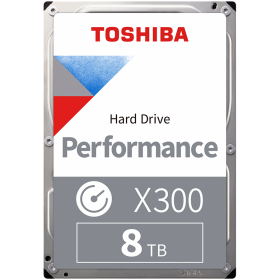 HDD Desktop Toshiba X300 (3.5'' 8TB, 7200RPM, 256MB, SATA 6Gb/s), bulk