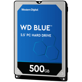 HDD Mobile WD Blue (2.5'', 500GB, 128MB, 7200 RPM, SATA 6Gbps)