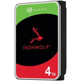 HDD NAS SEAGATE IronWolf 4TB CMR (3.5", 256MB, 5400RPM, RV Sensors, SATA 6Gbps, Rescue Data Recovery Services 3 ani, TBW: 180TB)