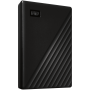 HDD Extern WD My Passport 1TB, 256-bit AES hardware encryption, Backup Software, Slim, USB 3.2 Gen 1 Type-A up to 5 Gb/s, Black