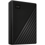 HDD Extern WD My Passport 4TB, 256-bit AES hardware encryption, Backup Software, Slim, USB 3.2 Gen 1 Type-A up to 5 Gb/s, Black