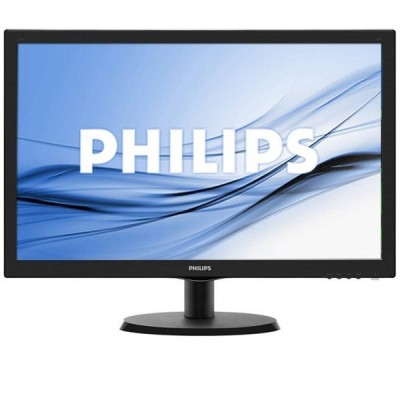 Monitor 21.5'' Philips 223V5LHSB/00 Black TN, 16:9, 1920x1080, 5ms, 250 cd/m2, 1000:1, D-Sub, HDMI, vesa