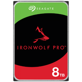 HDD NAS SEAGATE IronWolf Pro 8TB CMR 3.5", 256MB, SATA 6Gbps, 7200RPM, RV Sensors, Rescue Data Recovery Services 3 ani, TBW: 550