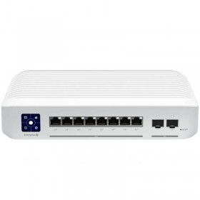 Ubiquiti Enterprise Layer 3, PoE switch with (8) 2.5GbE, 802.3at PoE+ RJ45 ports and (2) 10G SFP+ ports