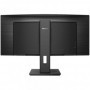 Monitor 34'' Philips 346B1C/00 Black VA, 21:9, 3440x1440, 100Hz, 5ms, 300 cd/m2, 3000:1, HDMI, DP, USB-C, USBHub, 5Wx2, vesa