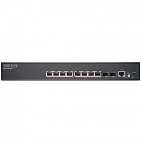 EDGECORE 8 ports 10/100/1000Base-T + 2G SFP uplink ports with 8 port PoE (125W)