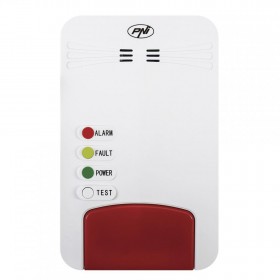 Kit senzor gaz inteligent si electrovalva PNI Safe House Smart Gas 300 WiFi cu alertare sonora, aplicatie de mobil Tuya Smart, i