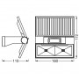 Proiector LED solar, cu senzor de miscare Ledvance ENDURA FLOOD SOLAR, 2.9W, 3.7V, 380 lm, lumina calda (3000K), IP44, 172x160x1