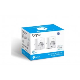 TP-Link MINI SMART WI-FI SOCKET TAPO P110(2-PACK), Protocol: IEEE 802.11b/g/n, Bluetooth 4.2 (doar pentru onboarding), 2.4 GHz, 