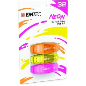 Memorie USB Flash Drive EMTEC, 32GB, USB 2.0, pachet de 3 buc