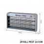 Lampa UV Anti-Insecte, 2R Insect Killer, 2x15W, IP20, 48x25x7cm