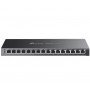 "JetStream™  16-Port Gigabit Smart Switch with 8-Port PoE+ PORT: 8× Gigabit PoE+ Ports SPEC: 802.3af/at, 120 W PoE Power, Deskto