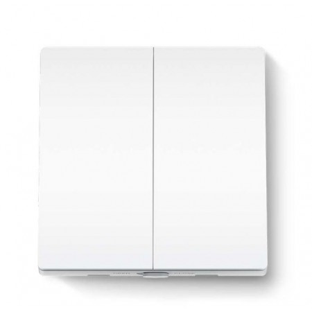 TP-LINK TAPO S220 intrerupator inteligent dublu (NECESITA HUB TAPO), Wireless: 868 MHz, incarcare maxima: 600 W LED/600W CFL/100