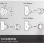TP-LINK KE100 KIT, Termostat smart wireless pentru calorifer, 2.4 GHz Wi-Fi, 868 MHz, Android 5.0 sau mai recentă, iOS 10 sau ma