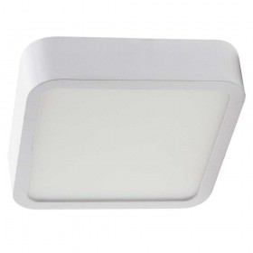 Plafoniera LED Vivalux SQUARE HUGO, 24W, 1920 lm, lumina neutra (4000K), 140°, IP20, 225x225x35mm, 35000h, Alb