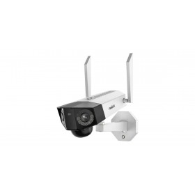 Camera supraveghere wireless REOLINK DUO 2 LTE 4G, 6MP, 4 mm, unghi vizual 180 grade, slot card, lumina alba / IR 30 m, detectie